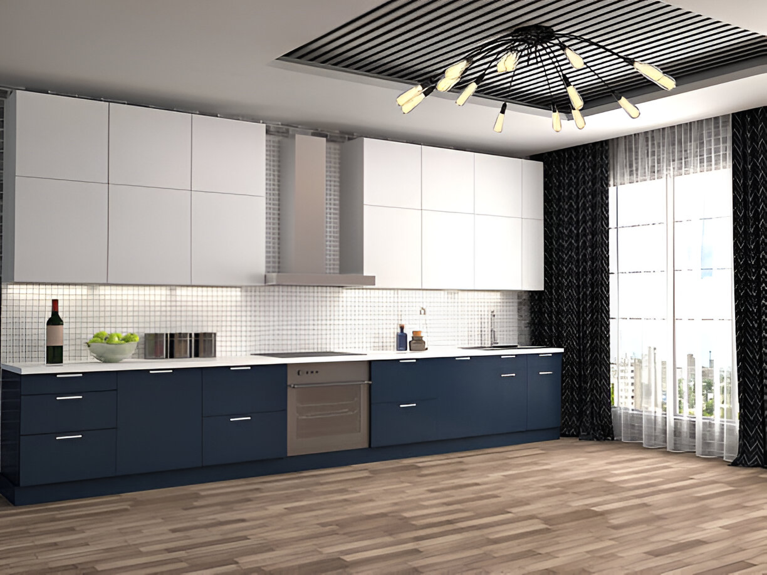 Wooden kitchen tiles