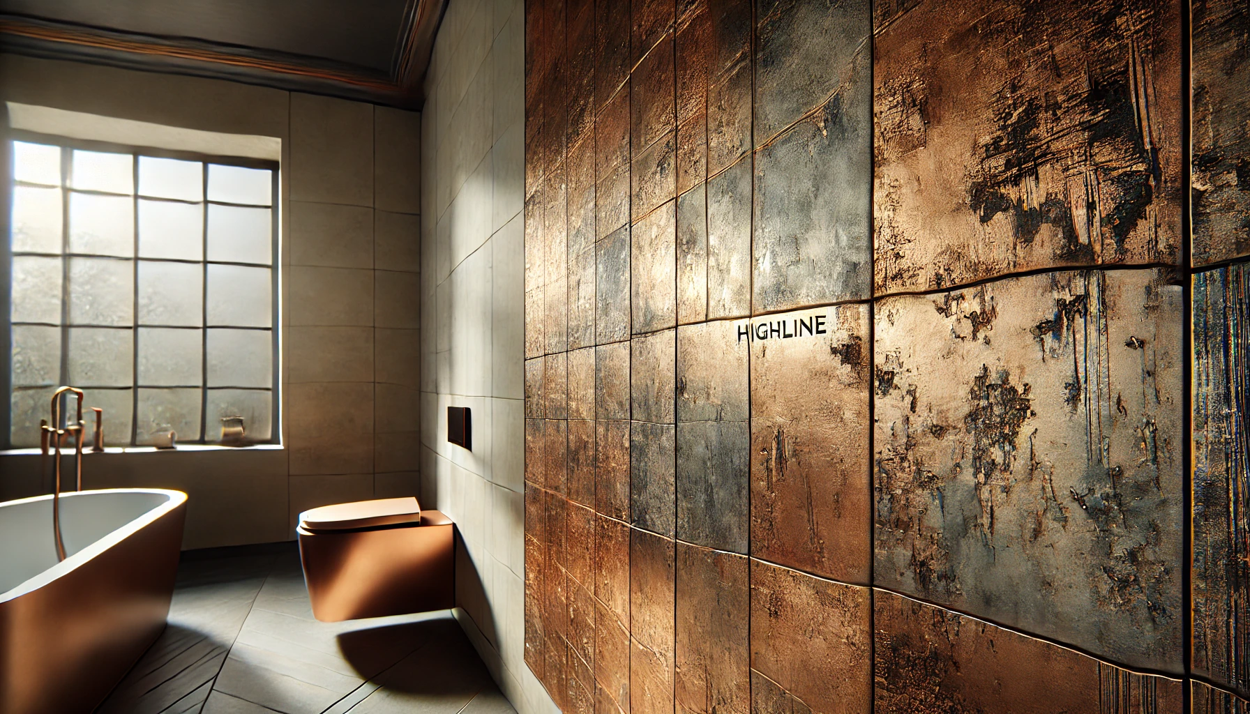 Copper tiles